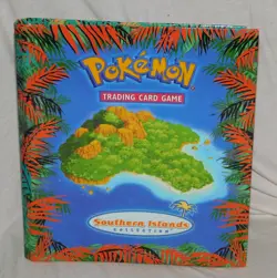 Pokemon SOUTHERN ISLANDS COLLECTION Binder NO CARDS BINDER ONLY 2001 - Image 1