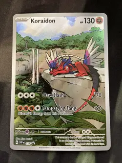 Koraidon 014 Sv: Scarlet & Violet Promo Cards Holo Pokemon Full ARt Fighting - Image 1
