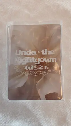 Kujou Sara Lr-20 Under The Nightgown Genshin Impact Waifu Card - Image 2