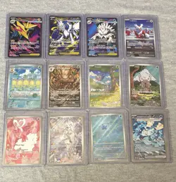 12X Pokemon Scarlet & Violet & Mega Evolution Rare Cards All Pack Fresh - Image 1