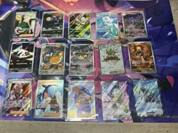 Lot of 15 Full Art Pokemon Cards English Near Mint Condition - Image 1