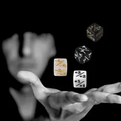 MTG Dice Counters 48 Piece Magic Gathering Token Sparkle Dice Set - Image 5