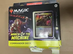 2x Growing Threat Magic Gathering Commander Deck March Machine Plz READ Des. - Image 2
