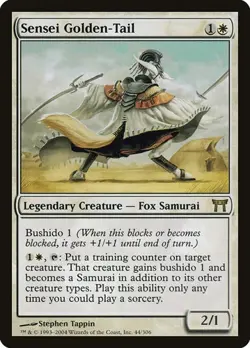 Sensei Golden-Tail - Foil Champions of Kamigawa HP MTG - Image 1
