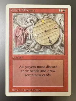 Wheel of Fortune Revised Edition Regular Little Crease In Lower Hand Corner - Image 1