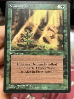 German FBB • Regrowth • Unplayed / Mostly Clean • Mtg (1822) - Image 1