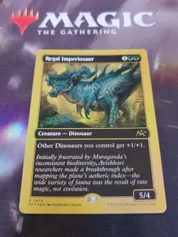 MTG. Regal Imperiosaur. First Place Foil. Aetherdrift. Pack Fresh - Image 1