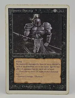 Magic the Gathering MTG - Hypnotic Specter Unlimited Edition - MP - Image 1