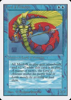 MTG Lord of Atlantis Unlimited Magic the Gathering - Image 1