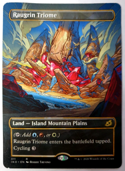 MTG Ikoria: Lair of Behemoths - Raugrin Triome - Showcase Rare - #311 MP - Image 1