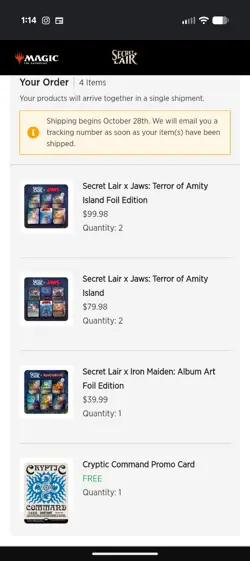 MTG SECRET LAIR X IRON MAIDEN: ALBUM ART Rainbow Foil Presale - Image 2
