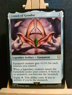 Crown of Gondor - The Lord of the Rings Commander - Rare - NM (see pics) MTG - Image 1