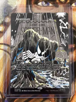 Reanimate (Borderless) #0020 MTG Spider-Man Marvel Regular Mythic - NM/Mint 🔥 - Image 3