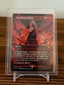 Magic The Gathering MTG #339 Nibelheim Aflame Borderless Non-Foil - Image 1