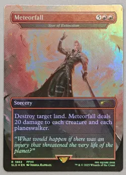 MTG x FINAL FANTASY SECRET LAIR - METEORFALL #1862 RAINBOW FOIL - Image 1