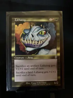 Lithatog [Odyssey] Lightly Played Nonfoil Regular MTG magic the gathering gruul - Image 1