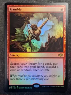 Gamble - Foil - Dominaria Remastered (MTG) - Image 1