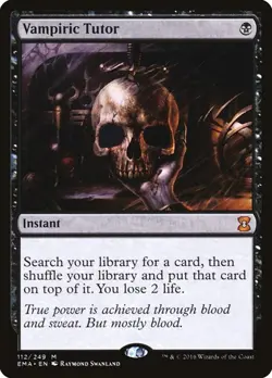 Vampiric Tutor - PLST - NM - Magic The Gathering - MTG - Image 1