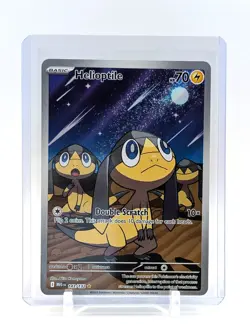Pokemon MEGA EVOLUTION Helioptile 143/132 English NM Illustration Rare - Image 1