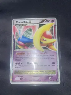 Pokemon TCG Cresselia LV.X 103/106 Encounters Rare Holo LV.X LP ⭐ - Image 1