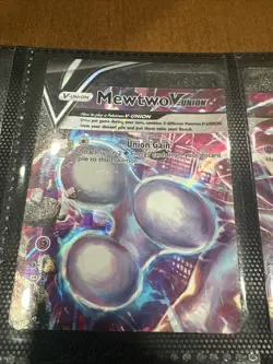 Mewtwo V-Union Full Set Sword & Shield Promo Holofoil Near Mint - Image 4