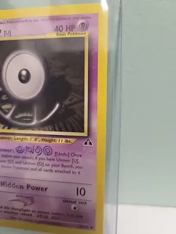 Pokemon TCG Unown U 51/75 Neo Discovery Unlimited MINT - Image 2