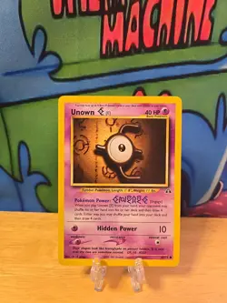 Unown [E] #67/75 Neo Discovery - Common Vintage 2001 Non Holo Pokemon TCG WOTCLP - Image 1