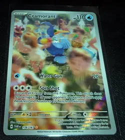 Pokemon Cramorant 176/167 Illustration Rare SV06: Twilight Masquerade NM - Image 1