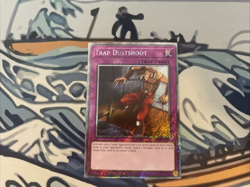 Yugioh Trap Dustshoot Platinum Secret Rare RA04-EN121 Near Mint - Image 1