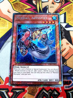 Mermail Abysspike ra04-en012 (NEW) Platinum-Secret Yu-Gi-Oh - Image 1