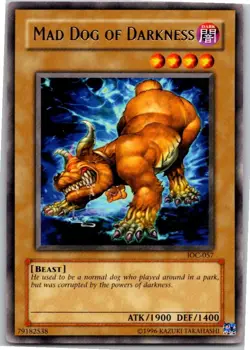 Yugioh Yu-Gi-Oh Mad Dog of Darkness IOC-057 Unlimited Invasion of Chaos - Image 1