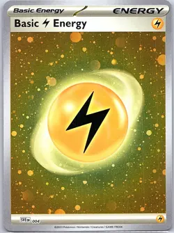 Basic Lightning Energy (Cosmos Holo) 004 Holo - Pokemon Card - NM - Image 1