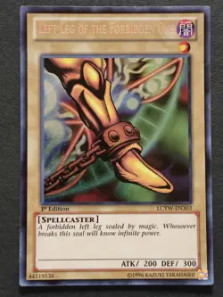 Left Leg of the Forbidden One 1st Edition LCYW-EN303 Yu-Gi-Oh! trading card. - Image 2