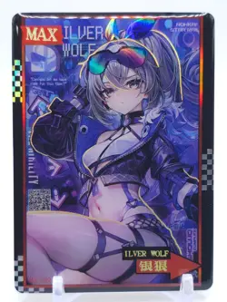 Senpai Goddess Haven 6 - Anime Waifu MAX Resin Trading Card - Silver Wolf - Image 1
