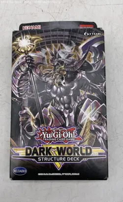 NIB Yu-Gi-Oh! Dark World Structure Deck Collectible Trading Cards - Image 1
