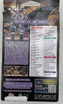NIB Yu-Gi-Oh! Dark World Structure Deck Collectible Trading Cards - Image 2