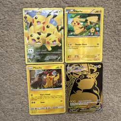 Pokemon Pikachu Cards Bundle - Image 1