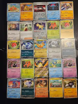 Pokemon 25 Card Bulk Lot | 5 Holo + 20 Common - Authentic TCG Collection (57) - Image 1