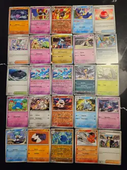 Pokemon 25 Card Bulk Lot | 5 Holo + 20 Common - Authentic TCG Collection (62) - Image 1