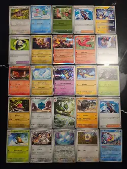 Pokemon 25 Card Bulk Lot | 5 Holo + 20 Common - Authentic TCG Collection (61) - Image 1