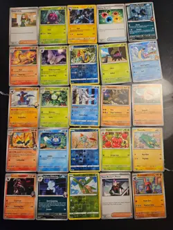 Pokemon 25 Card Bulk Lot | 5 Holo + 20 Common - Authentic TCG Collection (93) - Image 1