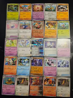 Pokemon 25 Card Bulk Lot | 5 Holo + 20 Common - Authentic TCG Collection (72) - Image 1