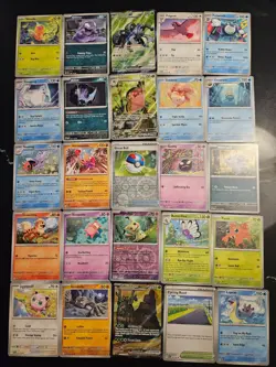 Pokemon 25 Card Bulk Lot | 5 Holo + 20 Common - Authentic TCG Collection (84) - Image 1