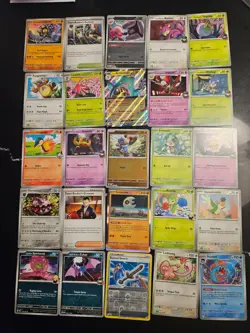 Pokemon 25 Card Bulk Lot | 5 Holo + 20 Common - Authentic TCG Collection (92) - Image 5