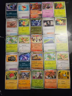 Pokemon 25 Card Bulk Lot | 5 Holo + 20 Common - Authentic TCG Collection (54) - Image 1