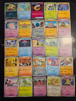 Pokemon 25 Card Bulk Lot | 5 Holo + 20 Common - Authentic TCG Collection (83) - Image 1