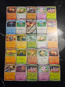 Pokemon 25 Card Bulk Lot | 5 Holo + 20 Common - Authentic TCG Collection (51) - Image 1