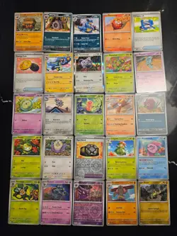 Pokemon 25 Card Bulk Lot | 5 Holo + 20 Common - Authentic TCG Collection (58) - Image 1