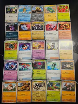 Pokemon 25 Card Bulk Lot | 5 Holo + 20 Common - Authentic TCG Collection (76) - Image 1