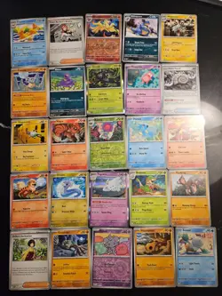 Pokemon 25 Card Bulk Lot | 5 Holo + 20 Common - Authentic TCG Collection (87) - Image 1